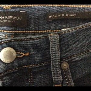 Banana Republic high rise skinny jean, sz30, EUC. This is a great find!